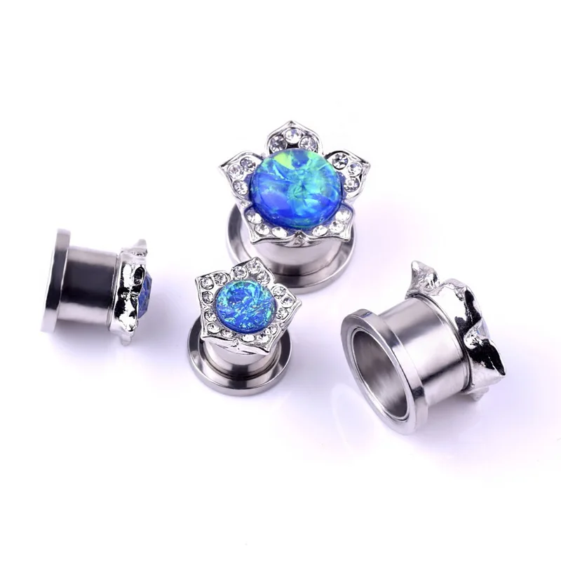 1 Pcs 8-16mm Ear Tunnel Plug Stainless Steel Crystal Opal Earrings Piercings Jewelry Gift CX17
1 Pcs 8-16mm Ear Tunnel Plug Stainless Steel Crystal Opal Earrings Piercings Jewelry Gift CX17