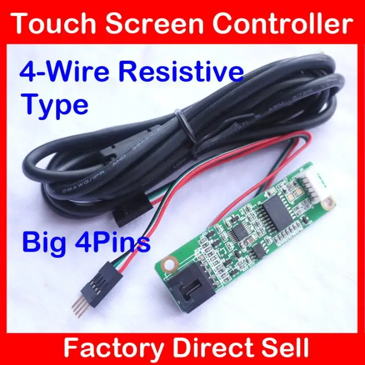 Free Shipping !!! 4 Wire Resistive USB Touch Screen Panel Controller Port Touch Panel Controller ,macrostoma
Free Shipping !!! 4 Wire Resistive USB Touch Screen Panel Controller Port Touch Panel Controller ,macrostoma