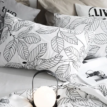 2PCS 74x48cm cotton pillowcase bedroom white black geometirc pillow case envelope green leaves printed pillow cover bed
2PCS 74x48cm cotton pillowcase bedroom white black geometirc pillow case envelope green leaves printed pillow cover bed