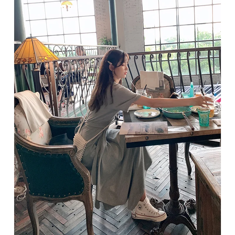 MiShow 2019 summer women casual cotton round neck short sleeves Off Shoulder high-waist Mid-Calf dress MX19B1283
MiShow 2019 summer women casual cotton round neck short sleeves Off Shoulder high-waist Mid-Calf dress MX19B1283
