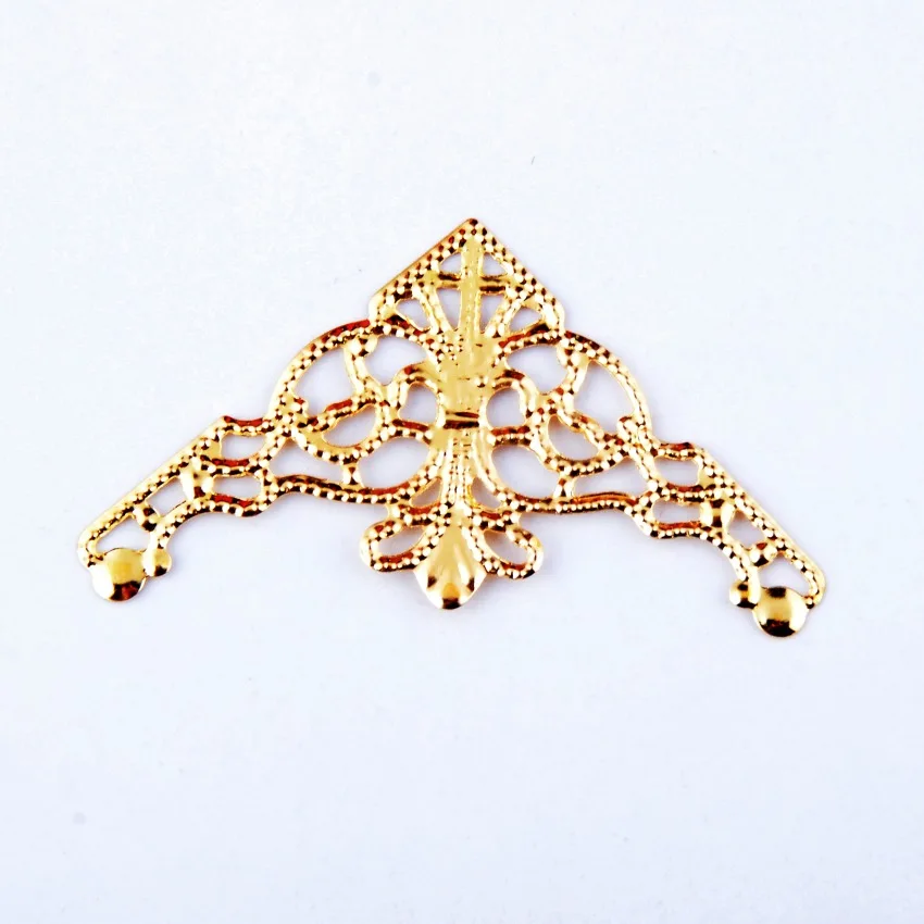 MIAOCHI 100 шт. Золотая филигранная треугольная оболочка, розетки, аксессуары для рукоделия, разъемы 4,8x2,6 см J0570
MIAOCHI 100 шт. Золотая филигранная треугольная оболочка, розетки, аксессуары для рукоделия, разъемы 4,8x2,6 см J0570