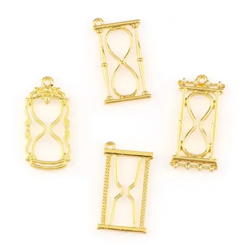 2PC Gold Color 4 Mix Style Time Hourglass Metal Frame Pendant Charm Bezel Setting Cabochon Setting UV Resin Charm
2PC Gold Color 4 Mix Style Time Hourglass Metal Frame Pendant Charm Bezel Setting Cabochon Setting UV Resin Charm