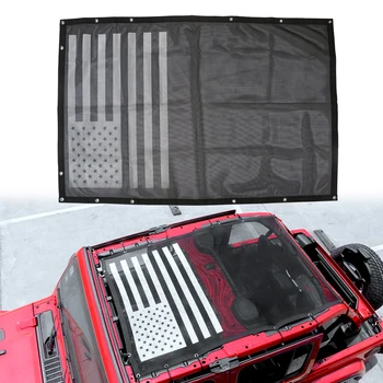 4 Door 2 Door Sunshade Soft Top Cover for Jeep Wrangler JL 2018+ Up Top Rear Trunk Sunshade Anti UV Sun Protection Mesh Net 
4 Door 2 Door Sunshade Soft Top Cover for Jeep Wrangler JL 2018+ Up Top Rear Trunk Sunshade Anti UV Sun Protection Mesh Net