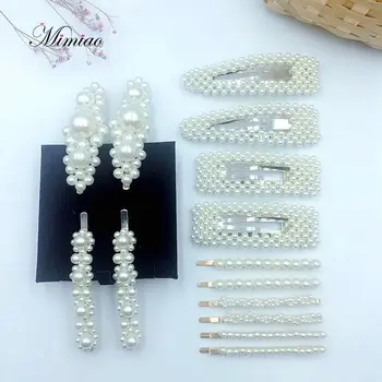 14 Pcs/set Pearl Hair Clip for Women Elegant Korean Design Snap Barrette Stick Hairpin Hair Styling Accessories Fast shipping
14 Pcs/set Pearl Hair Clip for Women Elegant Korean Design Snap Barrette Stick Hairpin Hair Styling Accessories Fast shipping