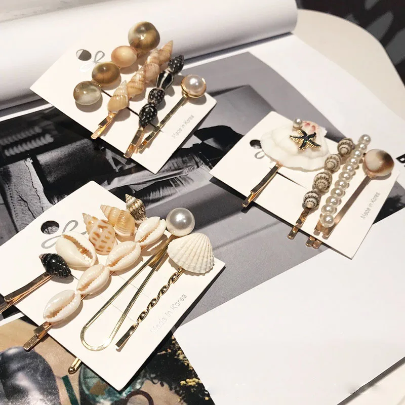 2019 Hot Trendy Women Fashion Imitiation Pearl Shell Conch Hairpins Hair Clips Summer Beach Hairgrip Hair Accessories Hair Clips
2019 Hot Trendy Women Fashion Imitiation Pearl Shell Conch Hairpins Hair Clips Summer Beach Hairgrip Hair Accessories Hair Clips