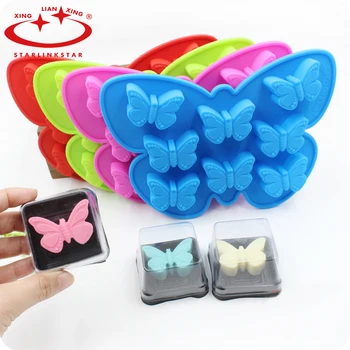 StarLinkStar. 1Pcs 8 Holes Butterfly Shape Silicone Cake Molds Silicone Jelly Pudding Chocolate Mold Handmade Soap Mould
StarLinkStar. 1Pcs 8 Holes Butterfly Shape Silicone Cake Molds Silicone Jelly Pudding Chocolate Mold Handmade Soap Mould