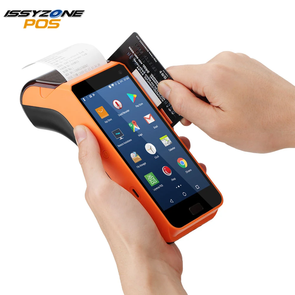 IssyzonePOS Android PDA Receipt Printer 58mm Handheld POS terminal Touch Screen PDA 1D/2D Bar code Reader 4G NFC Camera
IssyzonePOS Android PDA Receipt Printer 58mm Handheld POS terminal Touch Screen PDA 1D/2D Bar code Reader 4G NFC Camera