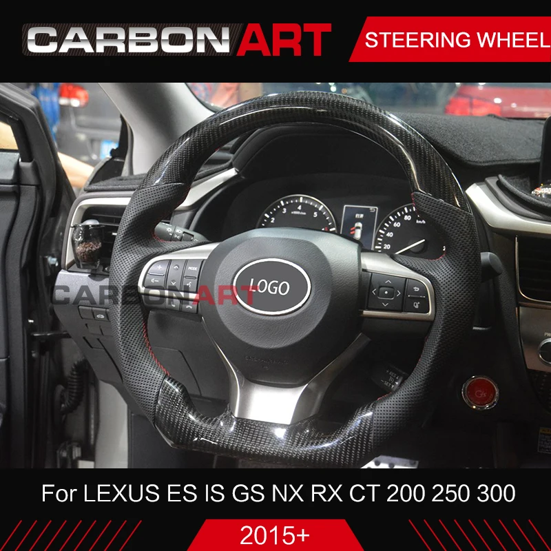Carbon Fiber and Leather Steering Wheel Replacement Customized For LEXUS ES IS GS NX RX CT 200 250 300 steering wheel
Carbon Fiber and Leather Steering Wheel Replacement Customized For LEXUS ES IS GS NX RX CT 200 250 300 steering wheel