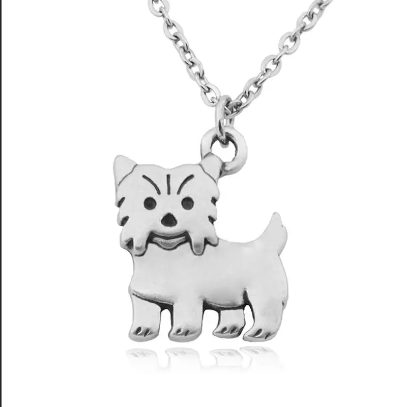 Retro Silver Yorkshire Terrier Pendant Necklace Stainless Steel Chain Dog Necklaces For Women Men Jewelry Choker Bijoux Femme
Retro Silver Yorkshire Terrier Pendant Necklace Stainless Steel Chain Dog Necklaces For Women Men Jewelry Choker Bijoux Femme