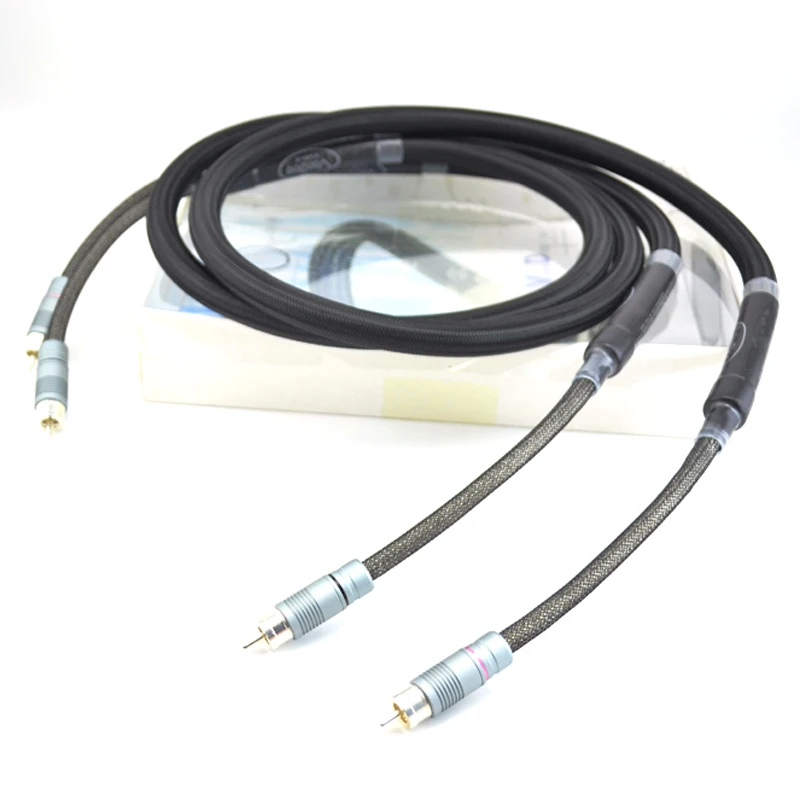 Free shipping Pair Voodoo Stradivarius Cremona Edition Interconnect cable with silver plated RCA plugs
Free shipping Pair Voodoo Stradivarius Cremona Edition Interconnect cable with silver plated RCA plugs