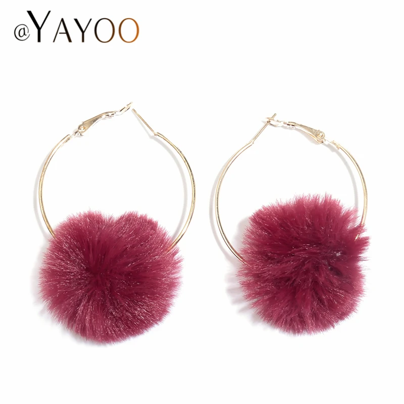 AYAYOO Fashion Woman Earrings 2018 Handmade Ethnic Simple Brincos Big Fringe Earrings Hoop Boho Pom Pom Earings Jewelry
AYAYOO Fashion Woman Earrings 2018 Handmade Ethnic Simple Brincos Big Fringe Earrings Hoop Boho Pom Pom Earings Jewelry