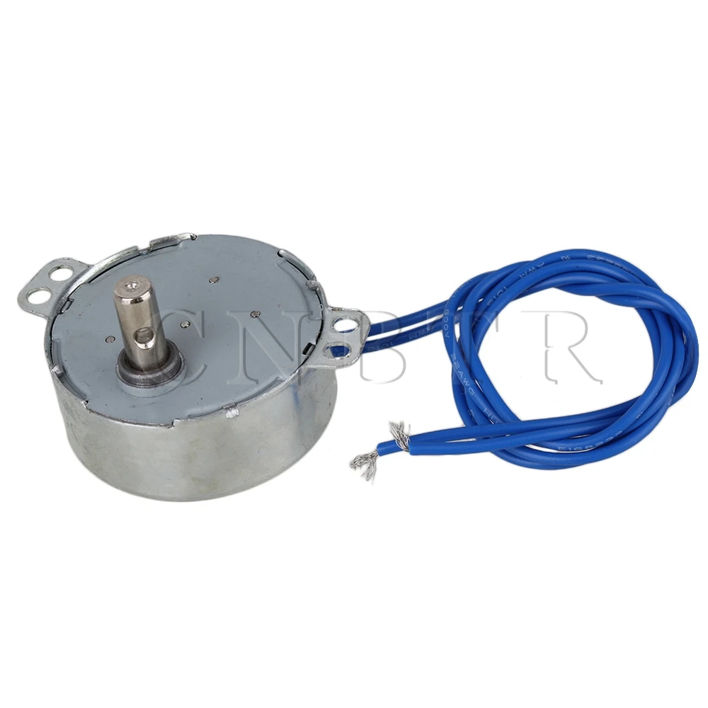 CNBTR Turntable Synchronous Motor 50/60Hz AC 110-127V 4W 5-6 RPM CCW/CW TYC-50 Torque 4KGF.CM
CNBTR Turntable Synchronous Motor 50/60Hz AC 110-127V 4W 5-6 RPM CCW/CW TYC-50 Torque 4KGF.CM