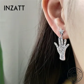 INZATT Vintage Real 925 Sterling Silver Hand of Destiny Dangle Drop Earrings For Women Party Fashion Jewelry Punk Accessories
INZATT Vintage Real 925 Sterling Silver Hand of Destiny Dangle Drop Earrings For Women Party Fashion Jewelry Punk Accessories