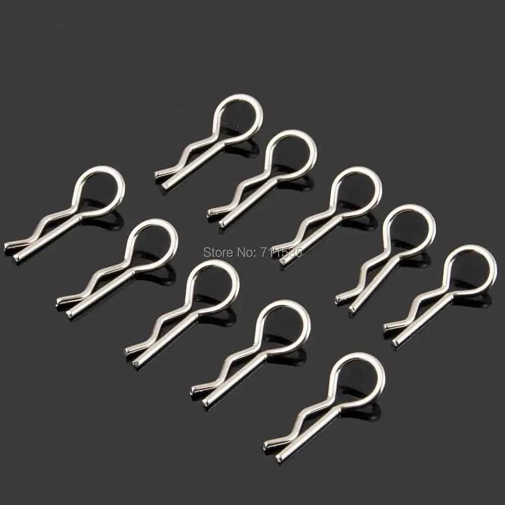 10Pcs HSP 02053 Stainless Steel Body Shell R Clips Pin Spare Parts For 1/10 RC Model Car HSP Redcat HPI Himoto Traxxas
10Pcs HSP 02053 Stainless Steel Body Shell R Clips Pin Spare Parts For 1/10 RC Model Car HSP Redcat HPI Himoto Traxxas