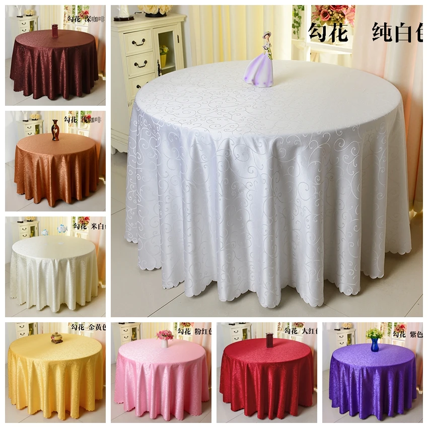 White colour tablecloth jacquard table cover for wedding hotel dinner room table linen decoration wholesale damask pattern
White colour tablecloth jacquard table cover for wedding hotel dinner room table linen decoration wholesale damask pattern