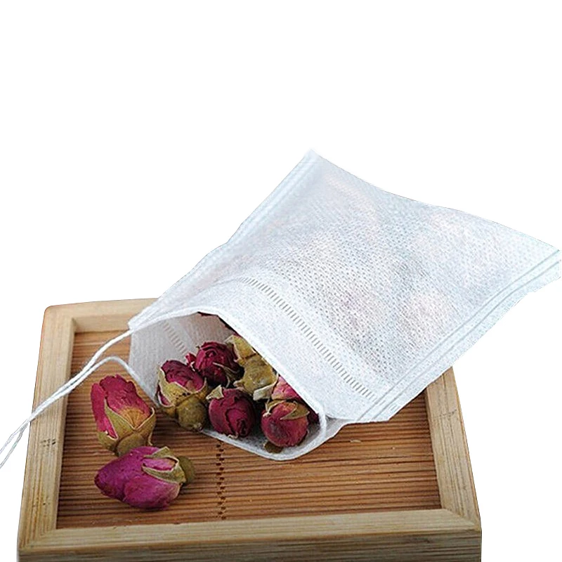 100 pcs/set Disposable Tea Infuser Empty Tea Bag String Heat Seal Filter Paper Herb Loose Tea Strainers 5.5 x 7cm Drawstring Bag
100 pcs/set Disposable Tea Infuser Empty Tea Bag String Heat Seal Filter Paper Herb Loose Tea Strainers 5.5 x 7cm Drawstring Bag