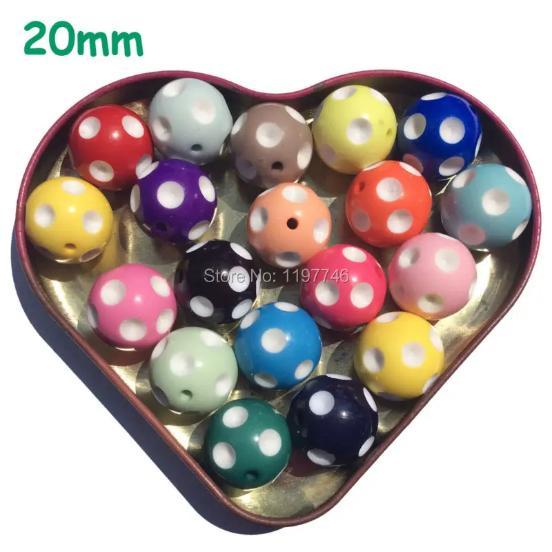 Colourful Round Wave Point Beads Resin Polka Dot Bubblegum Beads 20mm 100pcs For DIY Jewelry Making Handmade Gift For Girl Kids
Colourful Round Wave Point Beads Resin Polka Dot Bubblegum Beads 20mm 100pcs For DIY Jewelry Making Handmade Gift For Girl Kids