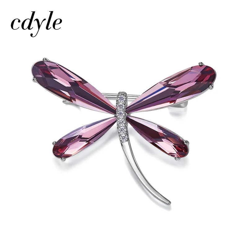 Cdyle Crystals from Swarovski Pink/Blue Dragonfly Brooches For Women Brooch Pin Suit Scarf Decoration New Fashion Insect Jewelry
Cdyle Crystals from Swarovski Pink/Blue Dragonfly Brooches For Women Brooch Pin Suit Scarf Decoration New Fashion Insect Jewelry
