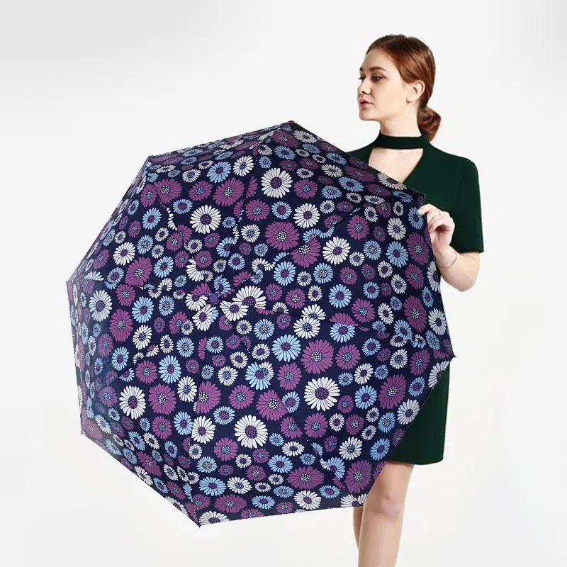 Flowers Style Umbrella Rain Women Fully Automatic Umbrella 3Folding Portable Sunny Rain Waterproof Ultralight Men Women Umbrella
Flowers Style Umbrella Rain Women Fully Automatic Umbrella 3Folding Portable Sunny Rain Waterproof Ultralight Men Women Umbrella
