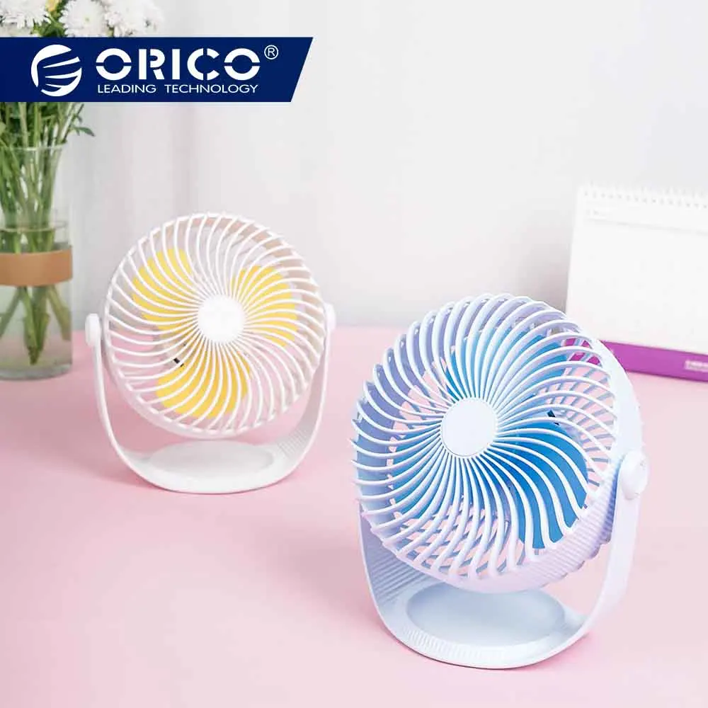 ORICO Portable Desktop Fan Mini USB Rechargeable Air Cooling Fan Adjustable USB Fan With 2000mAh Battery for Home Student Office
ORICO Portable Desktop Fan Mini USB Rechargeable Air Cooling Fan Adjustable USB Fan With 2000mAh Battery for Home Student Office