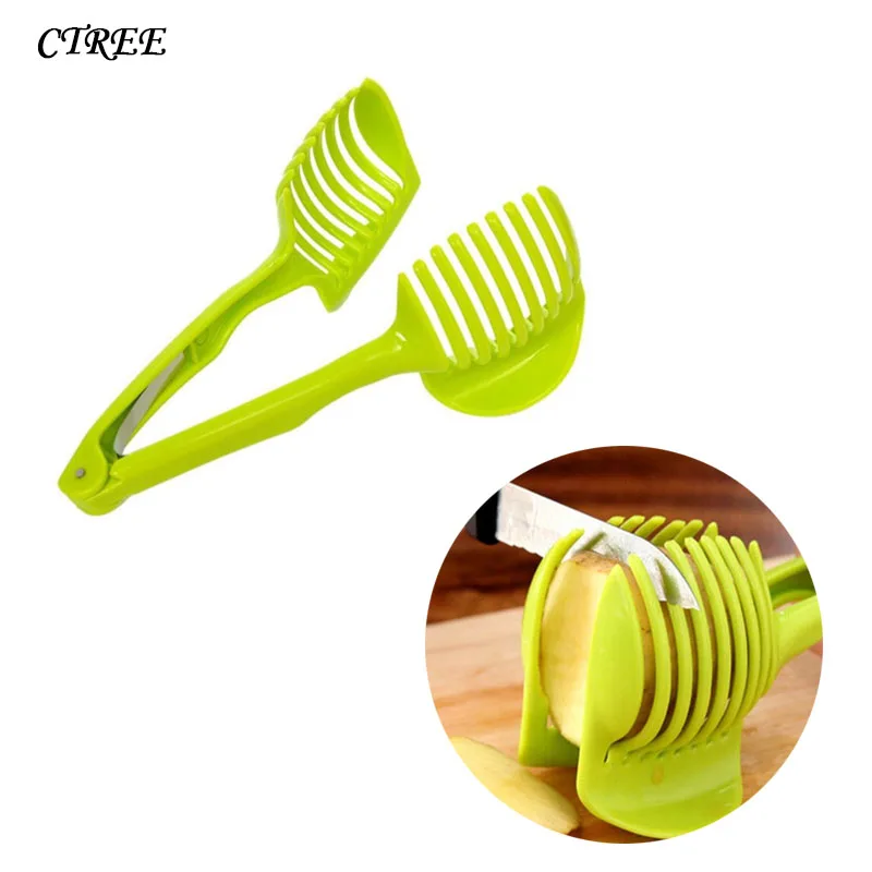 CTREE Slicer Cutter Plastic Tomatoes Stand Lemon Shreadder Slicers Vegetable Fruit Slicer holder Kitchen Tongs Accessories C205
CTREE Slicer Cutter Plastic Tomatoes Stand Lemon Shreadder Slicers Vegetable Fruit Slicer holder Kitchen Tongs Accessories C205