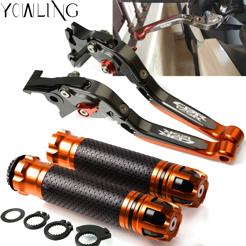 Motorcycle Accessories Aluminum Brake Clutch Levers Handlebar grip Handle Grips For HONDA CBR125R CBR 125R 2011 2012 2013 2014
Motorcycle Accessories Aluminum Brake Clutch Levers Handlebar grip Handle Grips For HONDA CBR125R CBR 125R 2011 2012 2013 2014