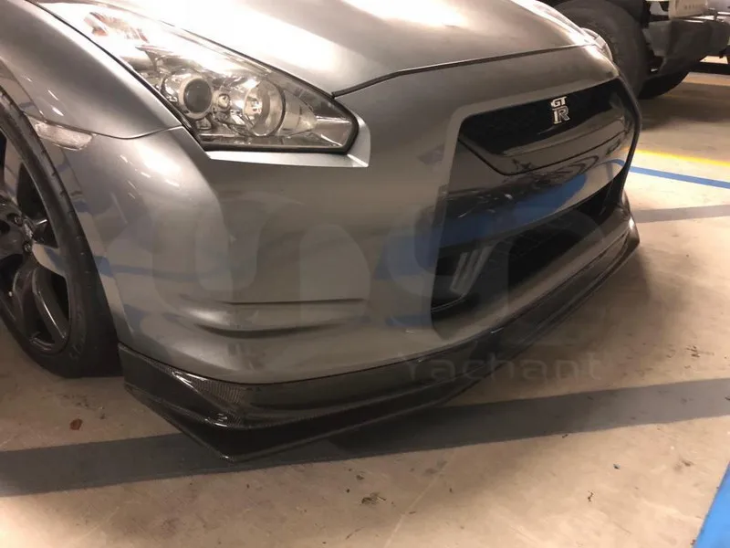 2008-2010 Nissan R35 GTR CBA KANSAI Type 2 Style Front Lip without Air Duct CF (102)