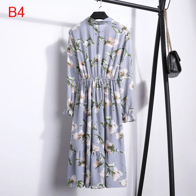 2020 jesienna damska sukienka dla kobiet szyfonowa koszula z długim rękawem sukienka A-line Midi zimowa sukienka biała kokardka kwiatowy Vestidos Vintage tanie tanio Poliester COTTON Jesień Stojak Pełna Butterfly rękawem Łuk Na co dzień empire Drukuj Kolan 2020 jesienna damska sukienka dla kobiet szyfonowa koszula z długim rękawem sukienka A-line Midi zimowa sukienka biała kokardka kwiatowy Vestidos Vintage tanie tanio Poliester COTTON Jesień Stojak Pełna Butterfly rękawem Łuk Na co dzień empire Drukuj Kolan
