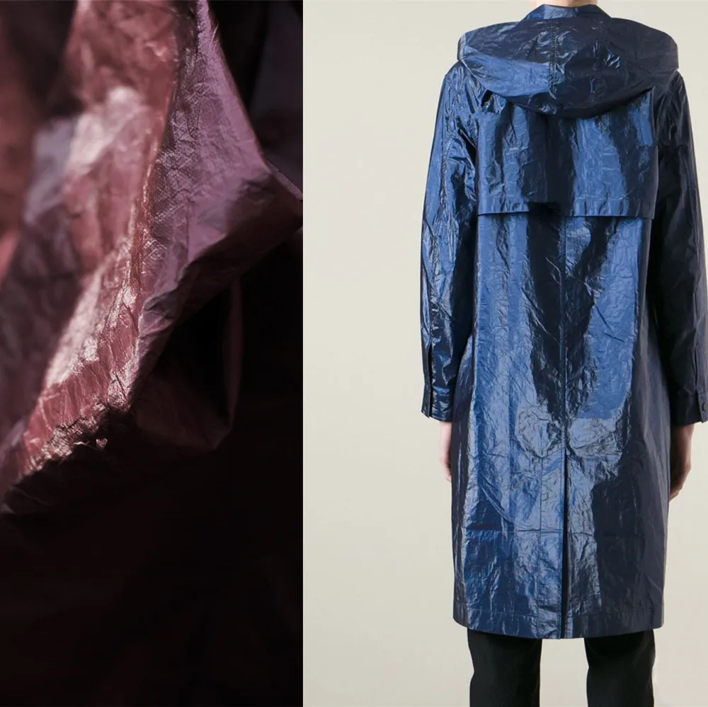 145cm*100cm High quality Wash paper Breathe paper Torn is not bad waterproof fabric Light coated Clothing fabric
145cm*100cm High quality Wash paper Breathe paper Torn is not bad waterproof fabric Light coated Clothing fabric
