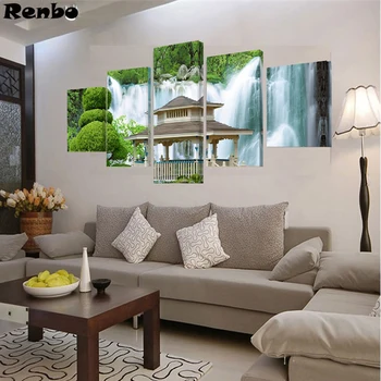 Full Square/Round Drill mosaic 5D DIY diamond painting 5 pcs Scenery Waterfall pavilion Diamond Embroidery sale Wall decor
Full Square/Round Drill mosaic 5D DIY diamond painting 5 pcs Scenery Waterfall pavilion Diamond Embroidery sale Wall decor