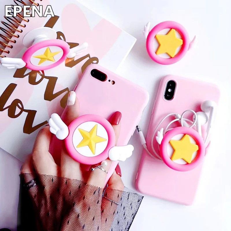 Cartoon Sailor Moon Case For iphone X XS Max XR soft cover With Silicone Stand Finger Holder For iPhone 7 8 Plus 6 6S Plus case
Cartoon Sailor Moon Case For iphone X XS Max XR soft cover With Silicone Stand Finger Holder For iPhone 7 8 Plus 6 6S Plus case