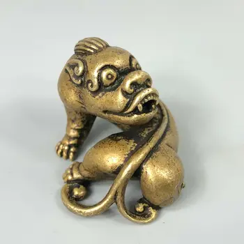 Rare Chinese Collectible Antique Old Brass Handwork Auspicious Beast Statue
Rare Chinese Collectible Antique Old Brass Handwork Auspicious Beast Statue