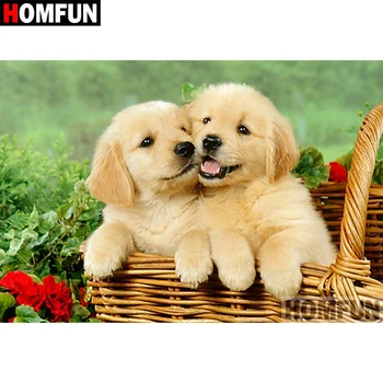 HOMFUN Full Square/Round Drill 5D DIY Diamond Painting "Animal dog" Embroidery Cross Stitch 5D Home Decor Gift A08691
HOMFUN Full Square/Round Drill 5D DIY Diamond Painting "Animal dog" Embroidery Cross Stitch 5D Home Decor Gift A08691