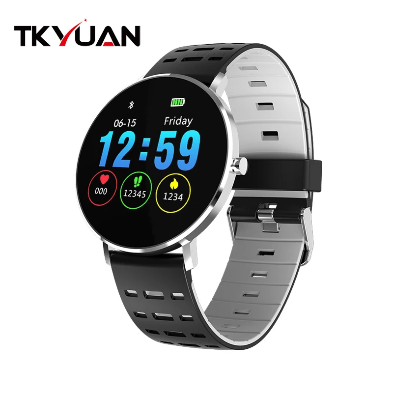 TKYUAN L6 new ultra-thin curved color screen smart watch heart rate information dynamic interface IP68 waterproof smart bracelet
TKYUAN L6 new ultra-thin curved color screen smart watch heart rate information dynamic interface IP68 waterproof smart bracelet