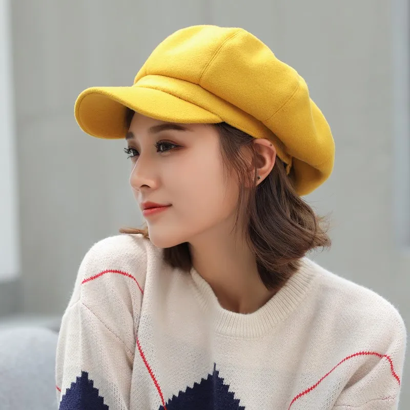 Auutmn Winter Beret for Women Solid Plain Octagonal Newsboy Cap Ladies Girls Casual Wool Hat Winter Beret Women Painter Cap
Auutmn Winter Beret for Women Solid Plain Octagonal Newsboy Cap Ladies Girls Casual Wool Hat Winter Beret Women Painter Cap