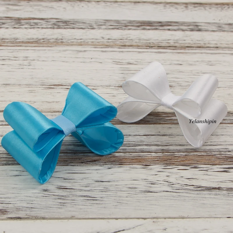 10pcs/lot 3.2" 16color Chic Luxe Hair Bows Clips For Headbands Super Hard PVC Satin Bow For Kids Girls Hair Accessories Supplies
10pcs/lot 3.2" 16color Chic Luxe Hair Bows Clips For Headbands Super Hard PVC Satin Bow For Kids Girls Hair Accessories Supplies