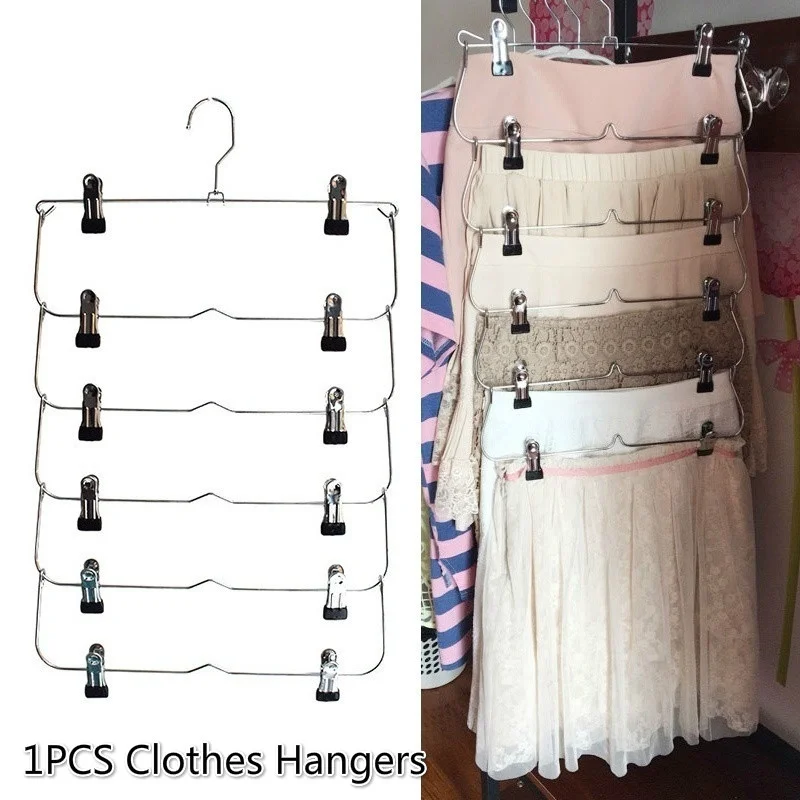 1PCS Multilayer Clothes Hangers with 12 Clips Clothing Storage Rack Holder Drying Racks
1PCS Multilayer Clothes Hangers with 12 Clips Clothing Storage Rack Holder Drying Racks