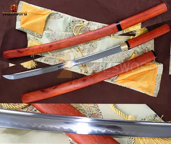 LYUESWORD HIGH QUALITY SAMURAI SWORD CLAY TEMPERED Wakizashi JAPANESE SHIRASAYA REAL HAMON T10 STEEL SHARP ROSEWOOD
LYUESWORD HIGH QUALITY SAMURAI SWORD CLAY TEMPERED Wakizashi JAPANESE SHIRASAYA REAL HAMON T10 STEEL SHARP ROSEWOOD