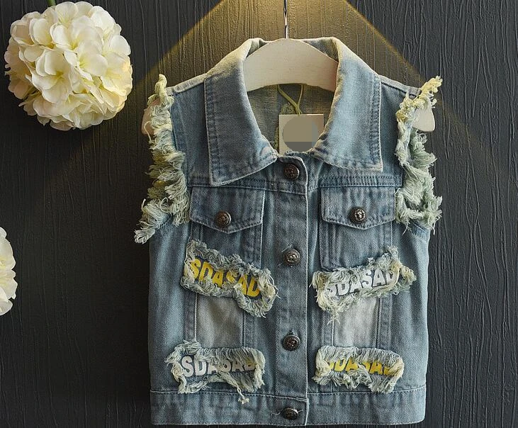 Bosudhsou yyy-27 Children Clothing Denim Vest Coat Boys And Girls Fashionable Five-star Waistcoat Spring Summer New Style
Bosudhsou yyy-27 Children Clothing Denim Vest Coat Boys And Girls Fashionable Five-star Waistcoat Spring Summer New Style