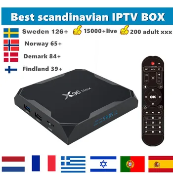 Sweden IPTV BOX X96 MAX android TV box 8.1+ IPTV Nordic Isarel Nerlands Ital belgium spain portugal M3U adult xxx smart tv box
Sweden IPTV BOX X96 MAX android TV box 8.1+ IPTV Nordic Isarel Nerlands Ital belgium spain portugal M3U adult xxx smart tv box