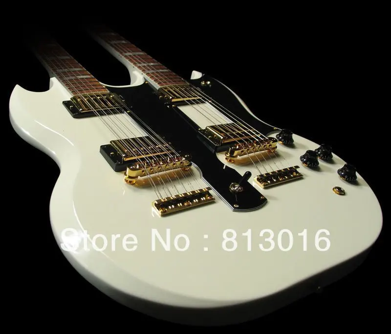 Custom Shop EDS-1275 Double Neck, Alpine White Electric Guitar By Spring (Free shipping)
Custom Shop EDS-1275 Double Neck, Alpine White Electric Guitar By Spring (Free shipping)