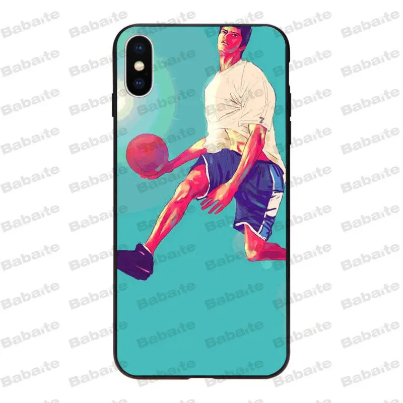 Babaite Slam Dunk Soft Rubber Black Phone Case For Iphone X Xs Xr Xsmax 10 7 7plus 8 8plus 6 6s 5 5s Se 5c11 11pro 11promax Aliexpress