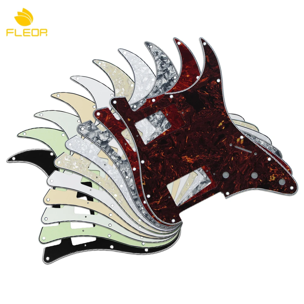 10pcs Guitar Pickguard HH Strat 11 Holes w/ Pure Aluminum Foil Shield for Standard FD Strat Style Guitar Parts ,Mixed Color
10pcs Guitar Pickguard HH Strat 11 Holes w/ Pure Aluminum Foil Shield for Standard FD Strat Style Guitar Parts ,Mixed Color