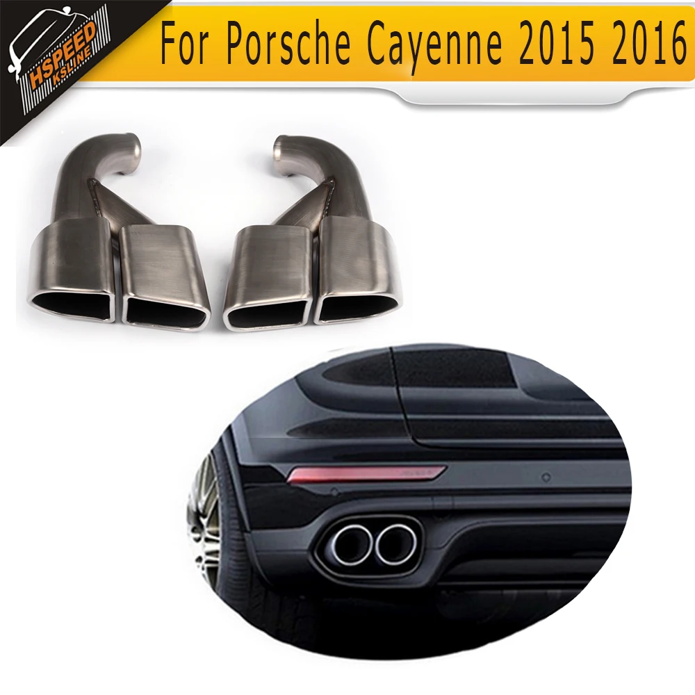 Exhaust Pipe Exhaust End Pipes Auto Mufflers for Porsche Cayenne 2015 2016 SUV 958 GTS S Sport
Exhaust Pipe Exhaust End Pipes Auto Mufflers for Porsche Cayenne 2015 2016 SUV 958 GTS S Sport