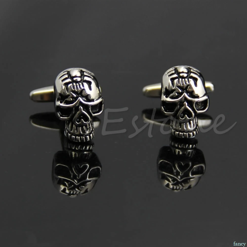 New Chic Stainless Steel Skull Novelty Shirt Cuff Links Men's Wedding Party Gift Drop ship #
New Chic Stainless Steel Skull Novelty Shirt Cuff Links Men's Wedding Party Gift Drop ship #