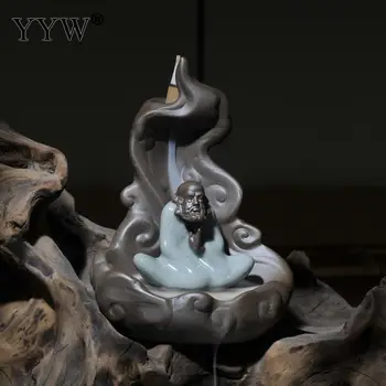 Ceramic Backflow Incense Burner Home Decor Aroma Censer With 10pcs Free Incense Cones Smoke Waterfall Incense Cones Holder Craft
Ceramic Backflow Incense Burner Home Decor Aroma Censer With 10pcs Free Incense Cones Smoke Waterfall Incense Cones Holder Craft