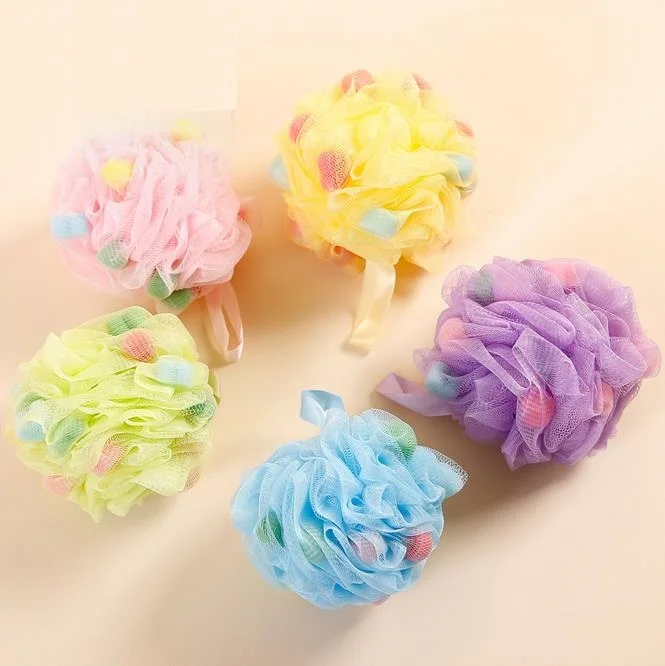 Large Bath Sponge 2pcs/lot Body Wash Bath Ball Soft Diameter 13cm Flower Mesh High quality Cleaning tools Candy Color randomly
Large Bath Sponge 2pcs/lot Body Wash Bath Ball Soft Diameter 13cm Flower Mesh High quality Cleaning tools Candy Color randomly