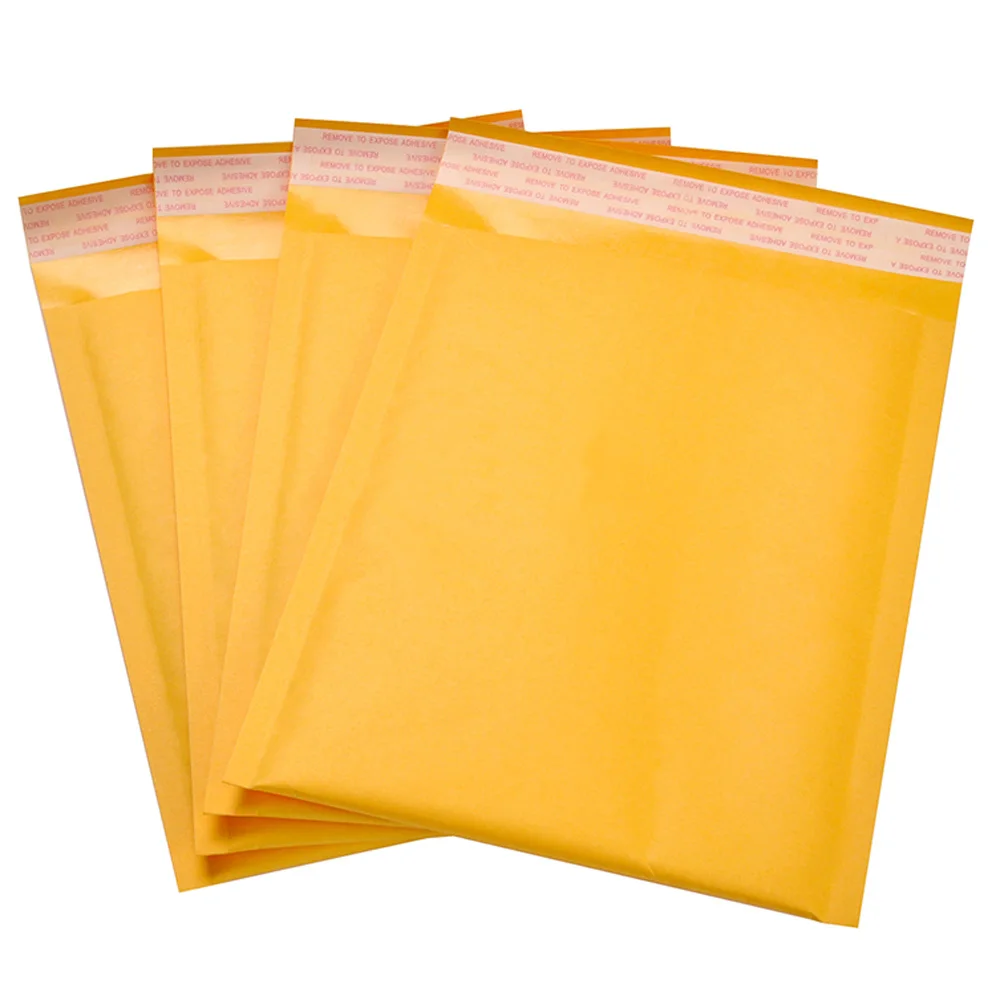 30pcs Bubble Envelopes Bags Kraft Paper Mailers Padded Shipping Envelope With Bubble Multi-function Yellow Packaging Mailing Bag
30pcs Bubble Envelopes Bags Kraft Paper Mailers Padded Shipping Envelope With Bubble Multi-function Yellow Packaging Mailing Bag
