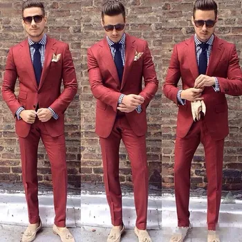 Classic Style Two Buttons Groom Tuxedos Notch Lapel Groomsmen Best Man Mens Wedding Suit (Jacket+Pants+Tie) W:452
Classic Style Two Buttons Groom Tuxedos Notch Lapel Groomsmen Best Man Mens Wedding Suit (Jacket+Pants+Tie) W:452