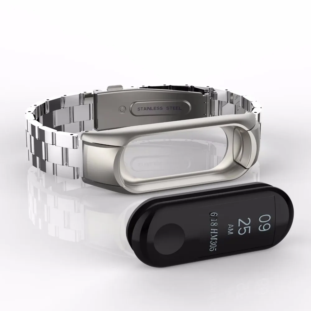 High Quality Stainless Steel Strap for Xiaomi Mi Band 4 3 Smart Watch Replacement Watchband Men/Women Sport Bracelet Wristband
High Quality Stainless Steel Strap for Xiaomi Mi Band 4 3 Smart Watch Replacement Watchband Men/Women Sport Bracelet Wristband